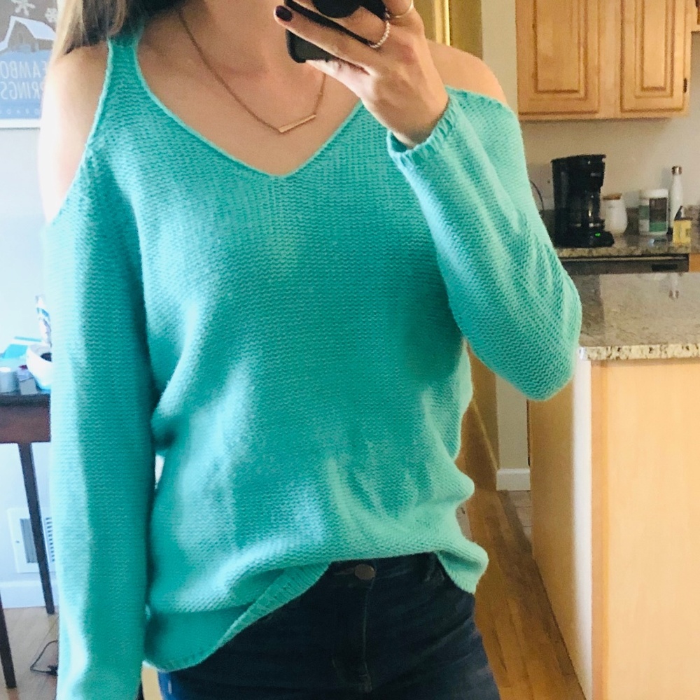 Aqua Tobi Sweater - Picture 2 of 2